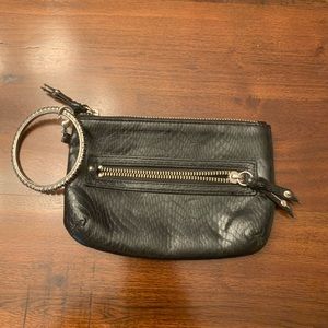 Express Faux Leather Wristlet w/ bracelet